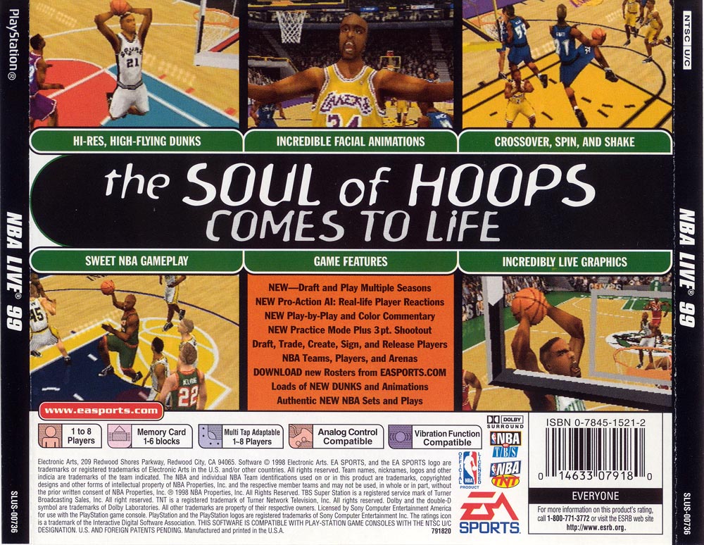 NBA Live '99 (N64, PS1, Windows) (gamerip) (1998) MP3